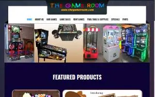 The Game Room of Myrtle Beach website