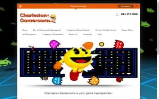 Charleston Game Rooms website