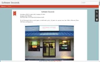 Software Seconds website