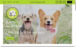 Lucia's Premium Pet website