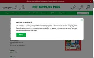 Pet Supplies Plus Summerville website