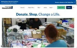 Palmetto Goodwill of North Charleston website