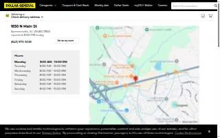 Dollar General of Summerville website