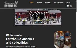 Farmhouse Antiques and Garden Center website