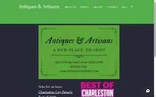 Antiques & Artisans Village website
