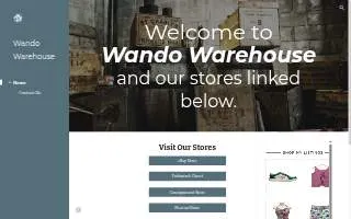 Wando Warehouse, LLC. website