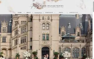 Wedding Planner - Firefly Weddings & Events website