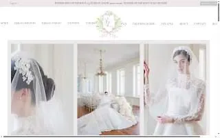 Lashes and Lace Bridal Studio & Spa website