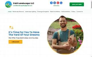 C&B Landscape LLC website