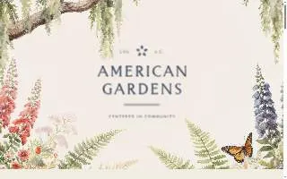 American Gardens website