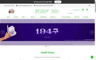 East Village Wines & Spirits website