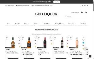 C&D Liquor Store website