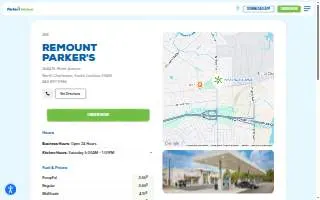 Parker's Kitchen website