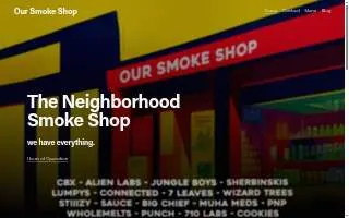 Our Smoke Shop website