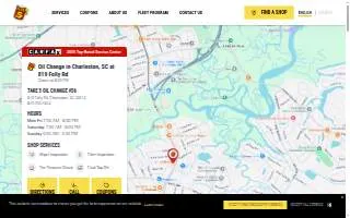 Take 5 Oil Change of Charleston website