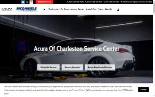 McDaniels Acura of Charleston Service and Parts
