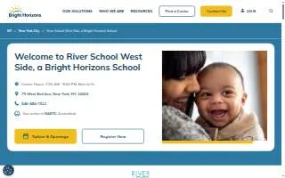 River School West Side, a Bright Horizons School website