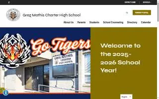 Greg Mathis Charter High School website