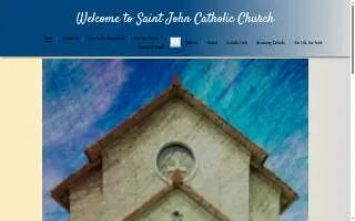 Saint John Catholic School website