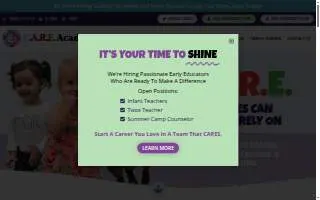 C.A.R.E. Academy website