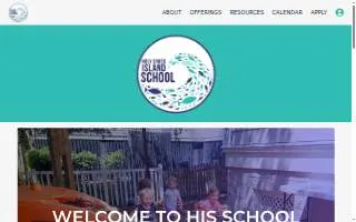Holy Cross Island School website