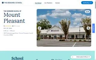 The Goddard School of Mount Pleasant website