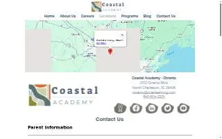 Coastal Academy - Otranto website