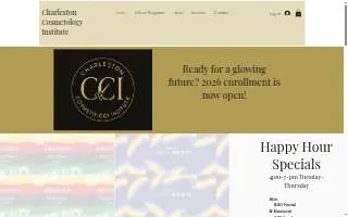 Charleston Cosmetology Institute website