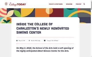 Albert Simons Center for the Arts - College of Charleston