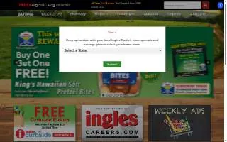 Ingles Markets of Travelers Rest website