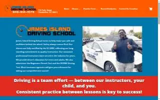 James Island Driving School website