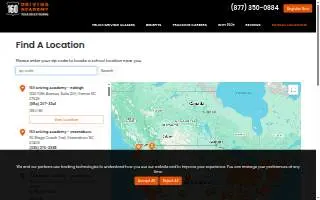 160 Driving Academy of Charleston website
