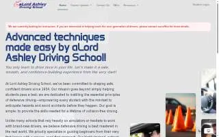 aLord Ashley Driving School website