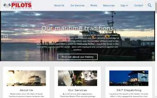 Charleston Branch Pilots website
