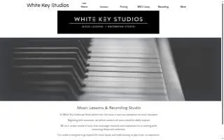 White Key Studios website