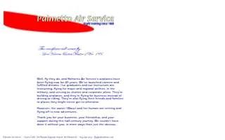 Palmetto Air Service website