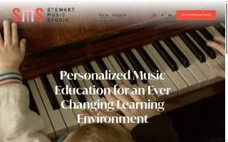 Stewart Music Studio website