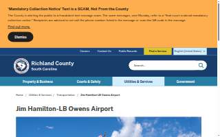Jim Hamilton - LB Owens Airport (CUB)
