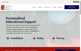 Education and Testing Solutions, LLC of Summerville website