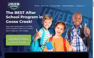Leveled Up After School, Summer Camp, & Martial Arts website