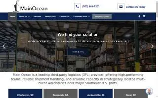 MainOcean LLC website