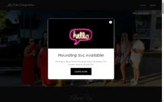 JoyRide Transportation website