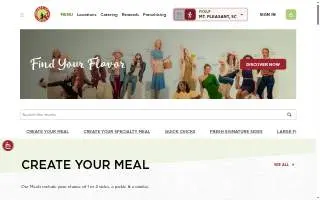 Chicken Salad Chick of Mt Pleasant website