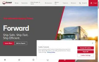 Forward Air Corporation website