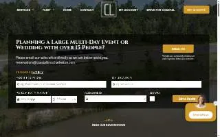 Coastal Limousine Of Charleston website