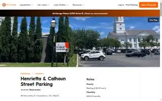 AirGarage | Public Parking - Henrietta & Calhoun Street Charleston website