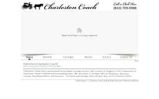 Charleston Coach website