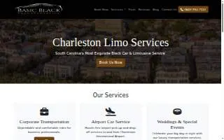 Basic Black Transportation website