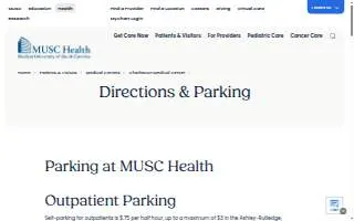 Rutledge Tower Garage (W Lot-employees only) website