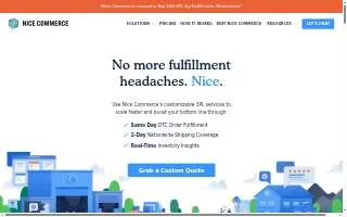 Nice Commerce website